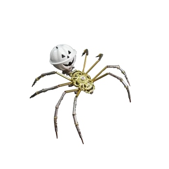 Halloween Tekvica Spider Steampunk Mechanické Hmyzu DIY Kovové Montáž Hmyzu Model Auta 3D Puzzle, Hračky pre Deti, Dospelých