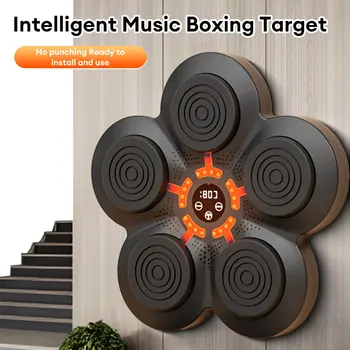 Inteligentné Music Box Stroj Vrecia Relaxačné Reakcie Vzdelávanie Cieľovej Steny Cieľové LED Osvetlené pre Box Športy Agility Reakcie