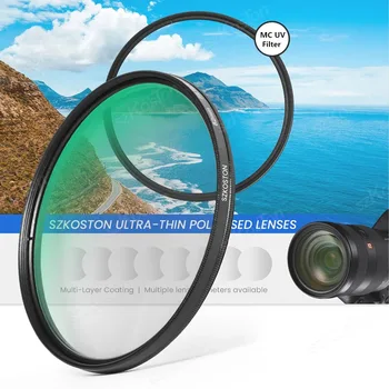 Koncept MCUV Filter 37-86mm Ultra Slim Optika Multi Potiahnuté Uv Ochrana Kamery UV Filter na Objektív