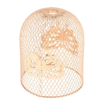 Prívesok Tienidlo Lampy Vintage Osvetlenie Svietidlá Príslušenstvo Kovové Drôtené Klietky Lampa Stráže pre Kaviareň v Spálni Hotel Kúpeľňa Jedáleň
